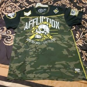 Affliction camo Shirt